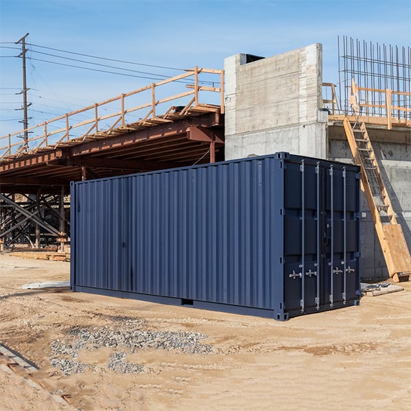 our construction site storage containers meet all industry safety standards for construction sites